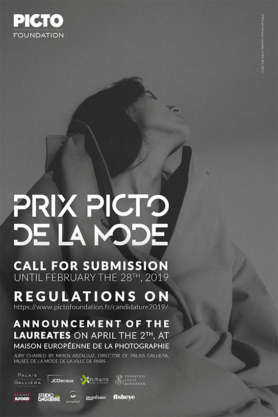 CALL FOR SUBMISSIONS Prix Picto de la Mode 2020 Picto